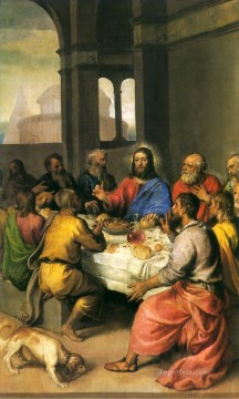  Titian Art Painting - The Last Supper religious Tiziano Titian religious Christian